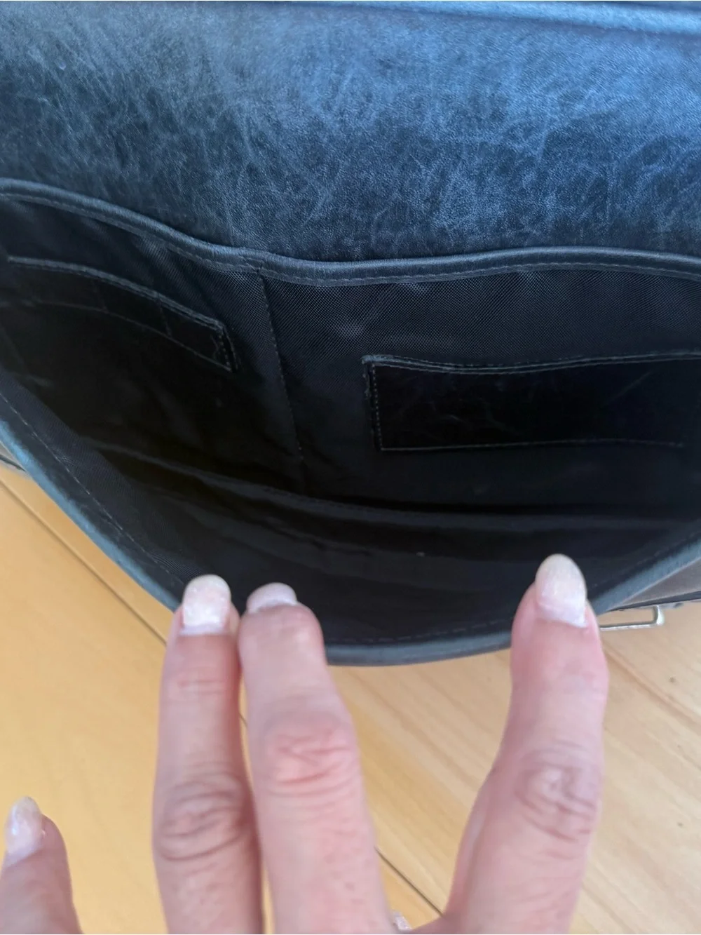 Gray coach  Leather Men’s Briefcase Bag